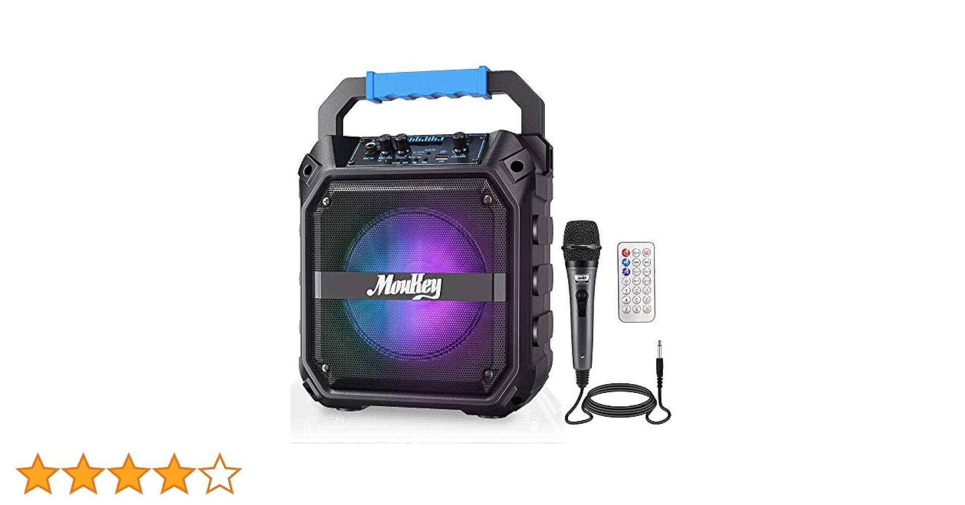 Amazon | Moukey karaoke カラオケセット スピーカー 6.5インチ